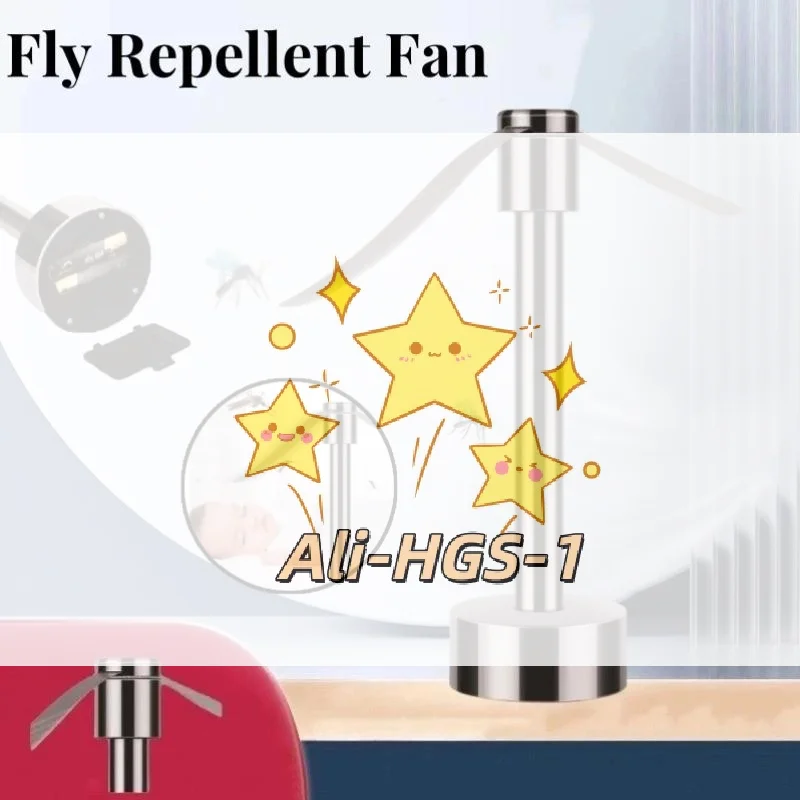 Fly Repellent Fan Outdoor Automatic Fly Trap for Meal Protection Safe Bug Control for Picnic Table Use