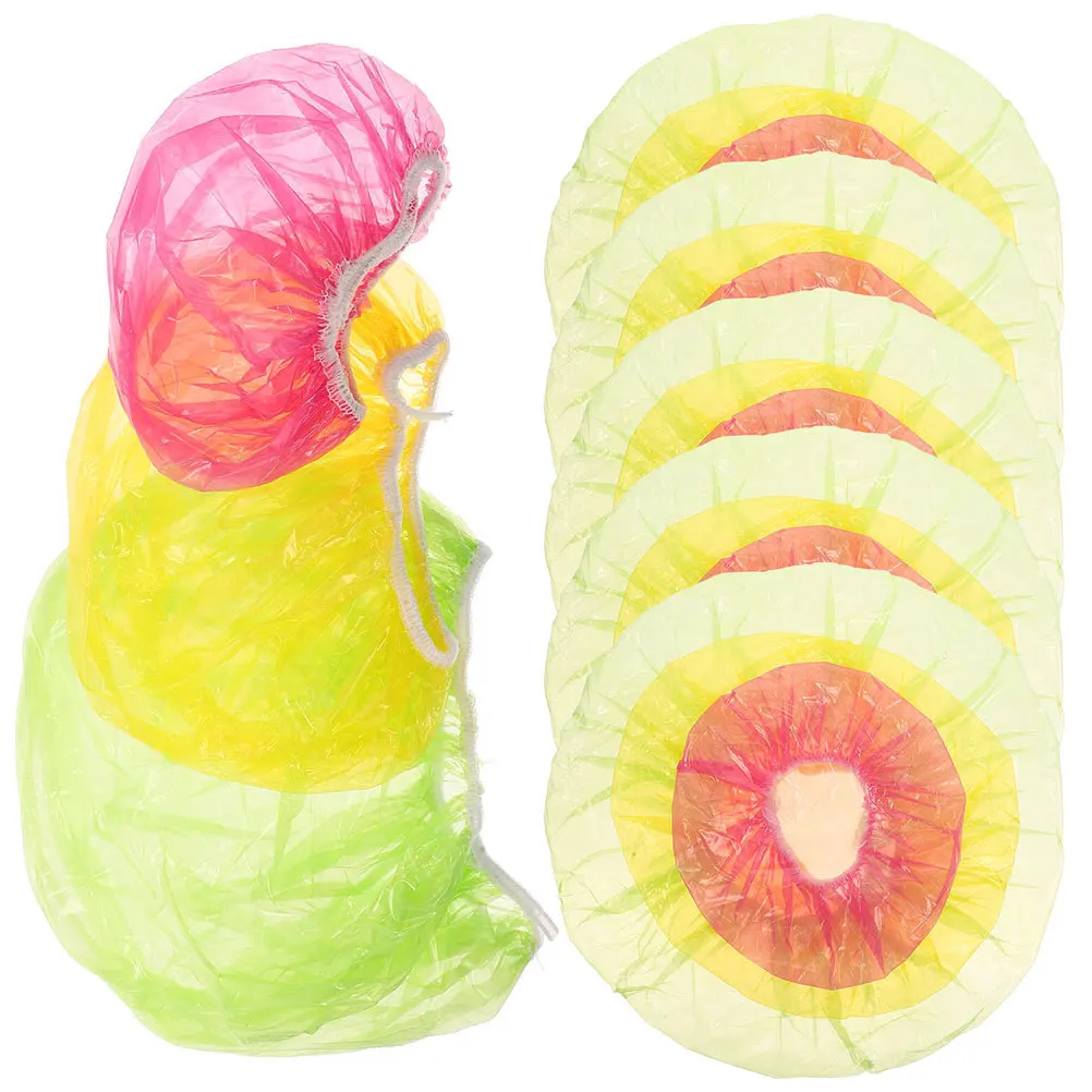 

120Pcs Elastic Plastic Bowl Covers Stretch Lids for Kitchen Containers Airtight Food Preservation Accessories Fresh Keeping Bags