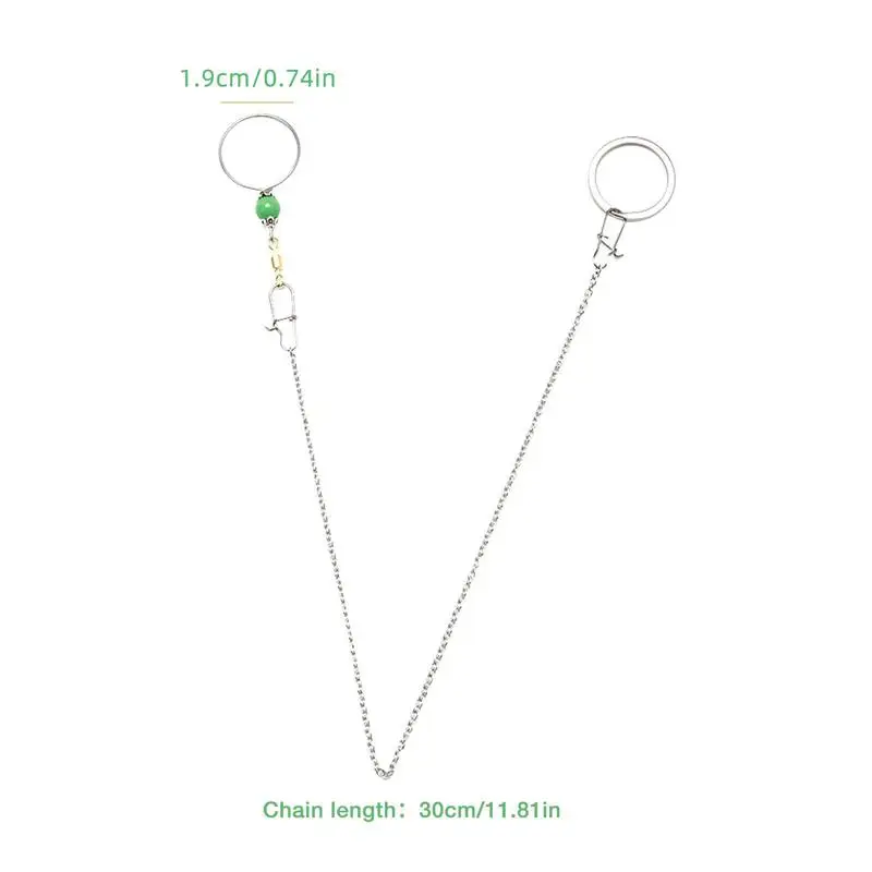 Parrot Neck Chain Stainless Parrot Training Neck Chain Safety Buckle Neck Collar Chain Prevent Parrot From Getting Lost