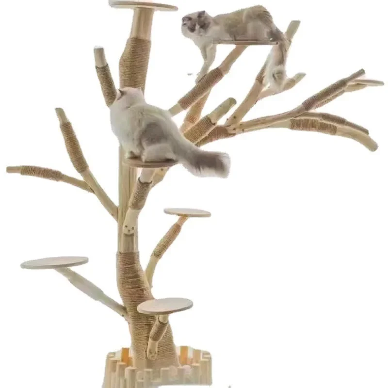 Individual Tree Cat Climbing Frame Creative Environmental  Climbing Frame Pet Indoor Habitat Tower Scrapers for Cats