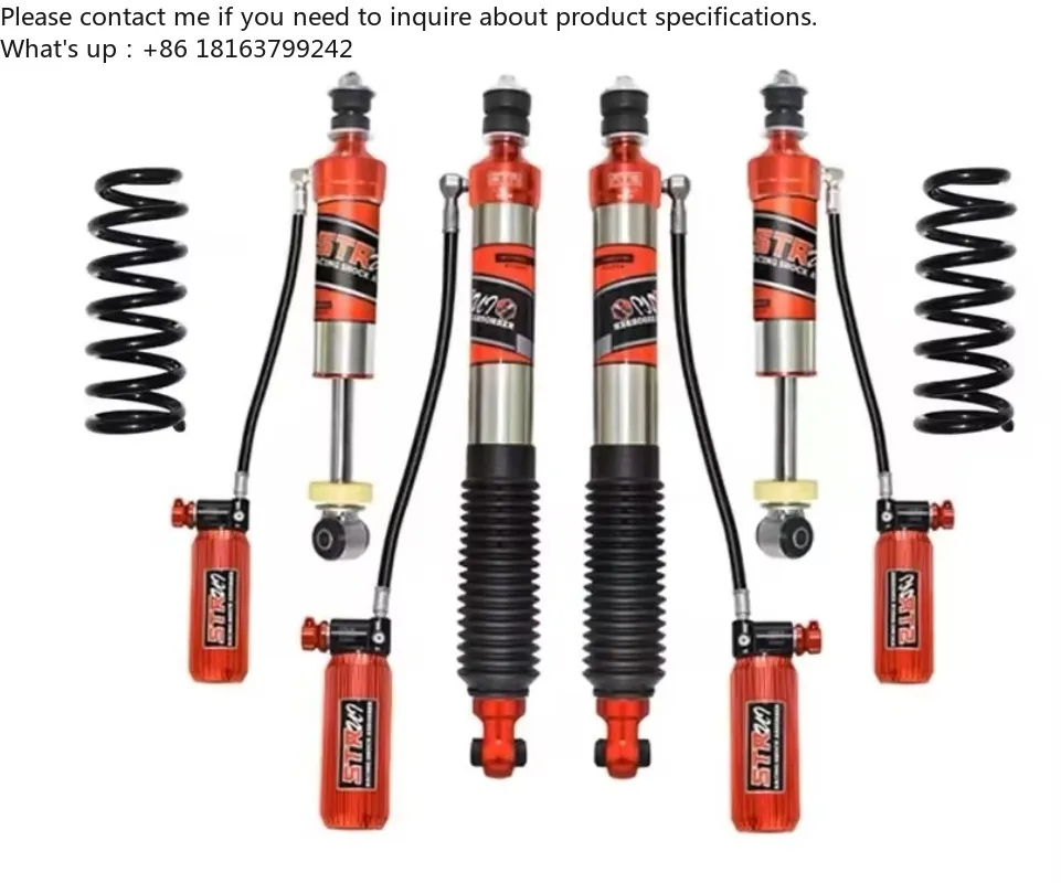 

Nitrogen Adjustable Steel Suspension Coil Spring Shock Absorber for Ranger Raise the Chassis 24 Compressed, 30 Rebounds.