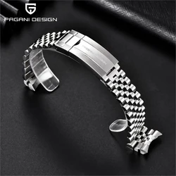 Pagani Design Office Original PD1661 PD1662 Watch 316L Stainless Steel Strap Silver Jubilee Bracelet Width 20MM Waterproof Divin