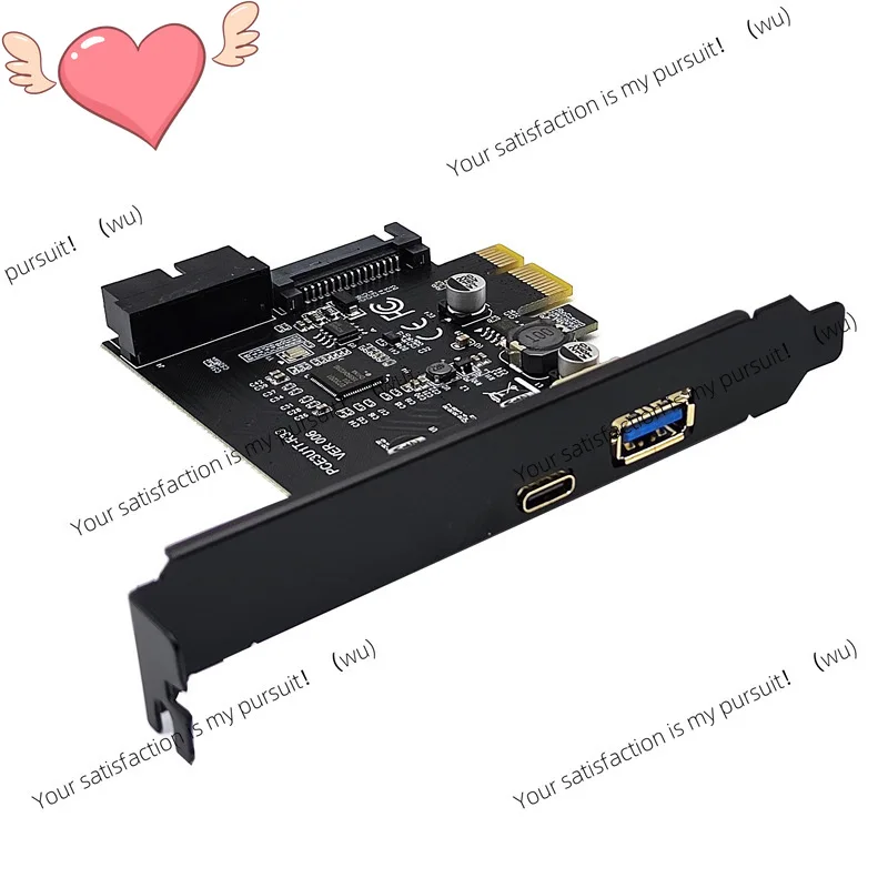 ZOCI-USB3.2 Type-C front adapter card c-type front and back plug 19PIN RENESAS D720201 main control