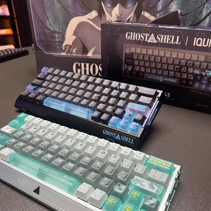 IQUNIX GHOST SHELL EV63 Magnetic Switch Gaming Keyboard 0.01RT PBT Keycap Full Key Hot Swappable 8K E-Sports Special Accessories