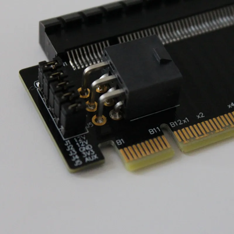 PCI Express 5.0 16X Riser Extended Card PCI-E zu PCIe 16X Slot Connectors High Speed PCIE X16 Konverter Adapter für 1U 2U Server – Detail 6