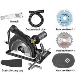 Convertisseur de meuleuse d'angle à main, machine de découpe, remise en état rapide, scie circulaire électrique, JOSaw, base de ket rapide