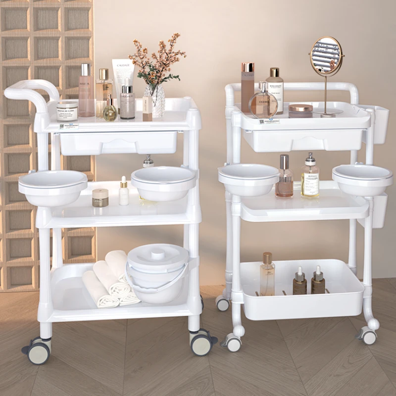 

Lash Spa Barber Salon Trolley Tattoo Tea Nails Beauty Salon Trolley Pedicure Make Up Chariot Coiffure Salon Furniture WKST