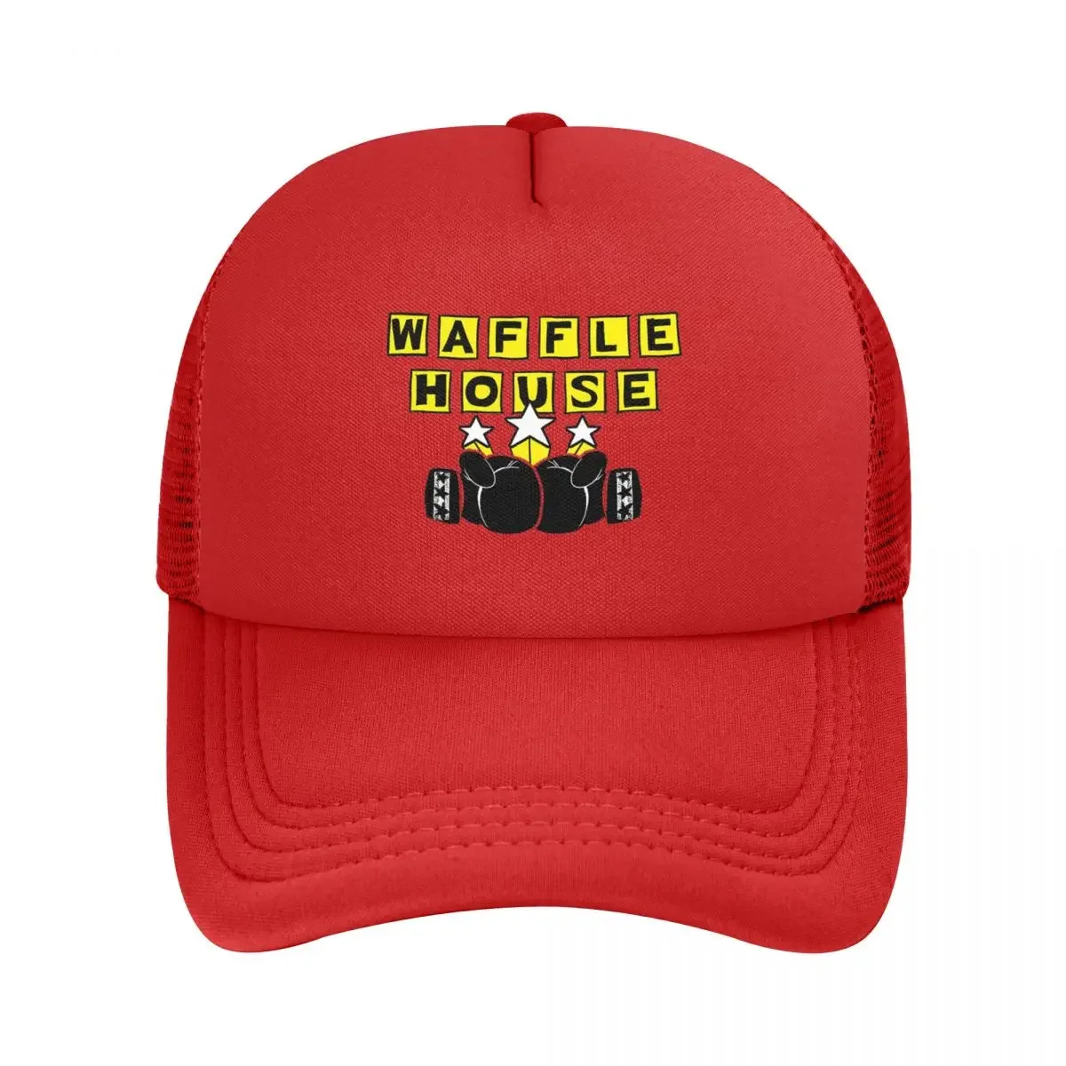 Waffle House Mesh Baseball Caps Snapback Fashion Baseball Hats Breathable Casual Casquette Outdoor For Men's And Women's