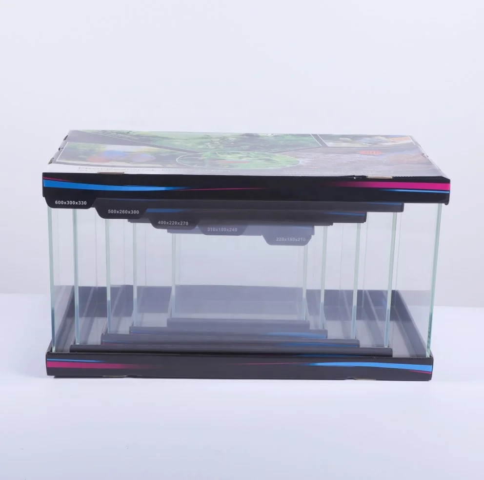 A.S. All in One Different Sizes Ultra Clear Glass Aquarium Fish Tank Sets 3in1 4 In1 5 in 1