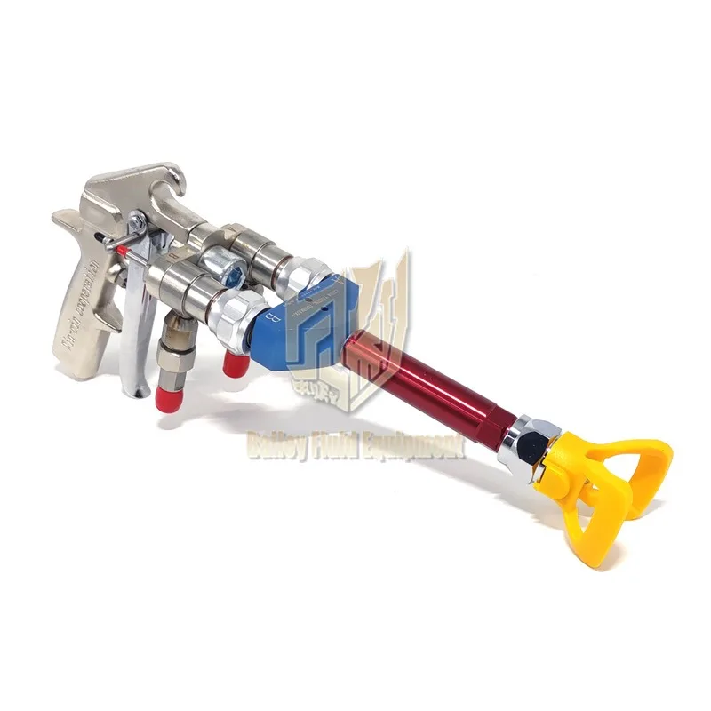 Two Component Internal Mixing Spray Gun, Double-liquid Spraying Tool for Industrial Coating & Painting Work