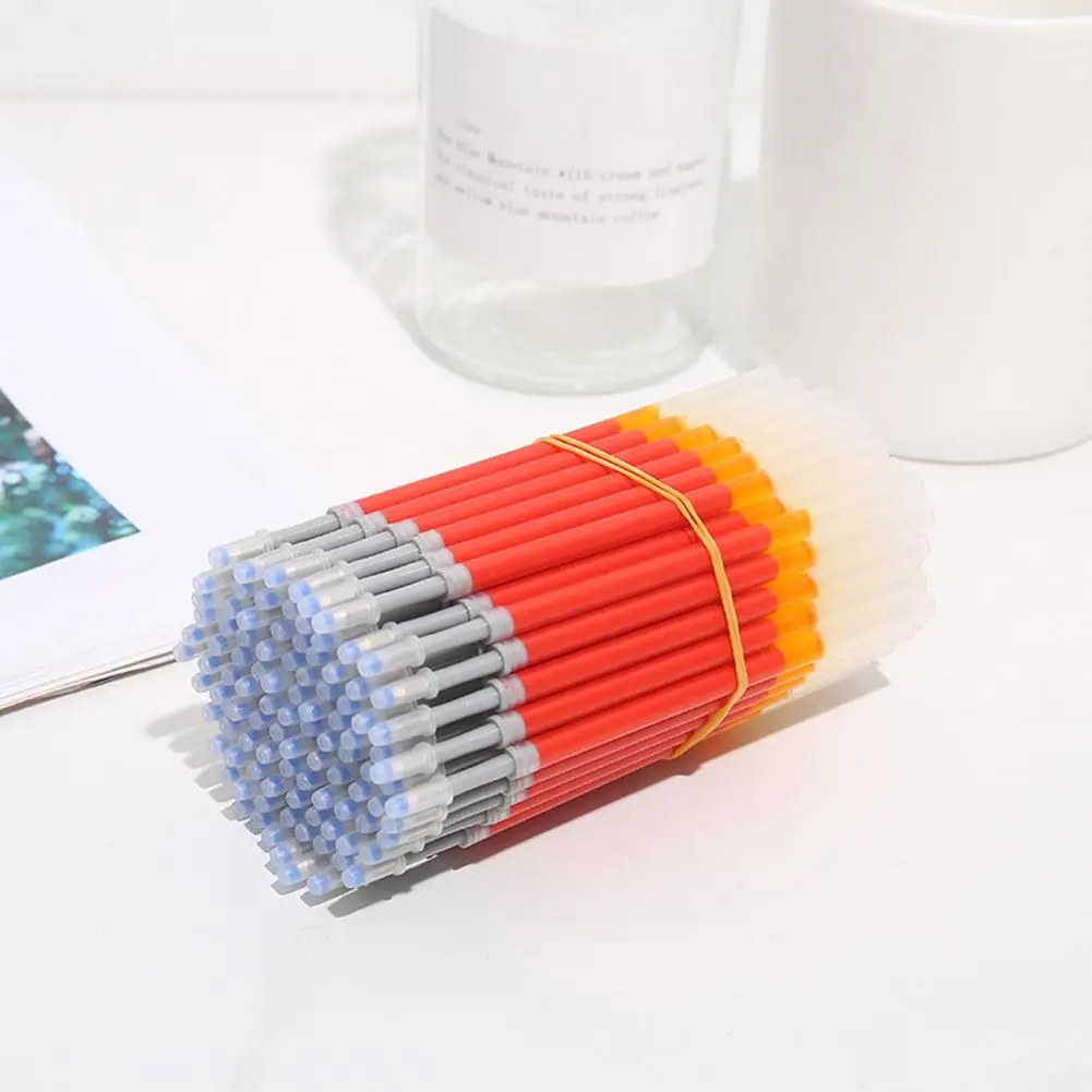 Replacement Quick Installation Student Gel Pen Replaceable Refills Office Supply