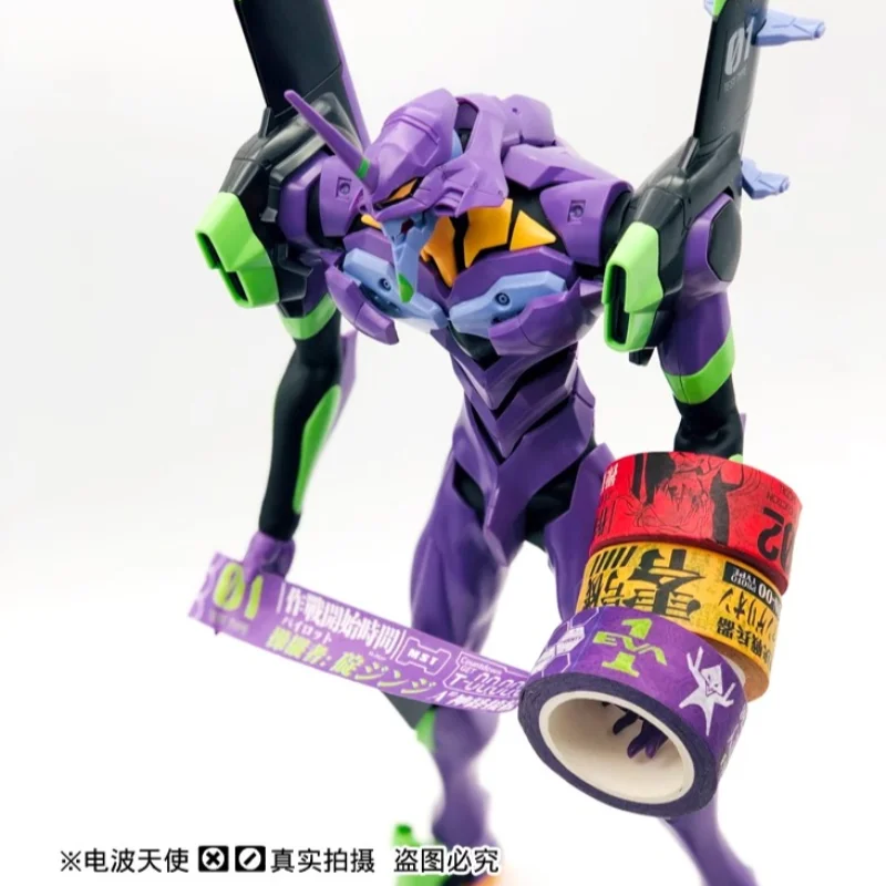 Neon genesis evangelion anime fita eva 01 tipo de teste fita adesiva na moda decorativa para bala diy artesanato artes scrapbooking cartão