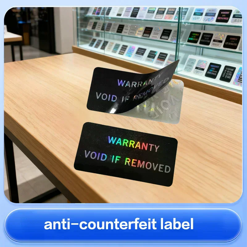 100Pcs Warranty Protection Sticker Security Seal Brittle Paper Tamper Proof Warranty Void Label Stickers Adhesive Label Guanante