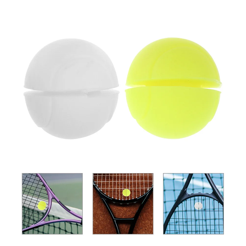 

2Pcs Tennis Dampener for Racket Plastic Vibration Shock Absorber Stable Performance Easy Install Tennis Dampener for Racket