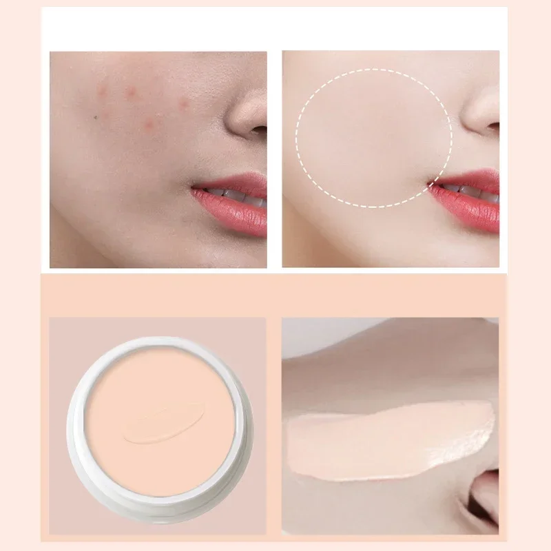 High Coverage Concealer Cover Anti Dark Circle Freckle Long-lasting Waterproof Foundation BB Cream for Face Makeup Base Cosmetic