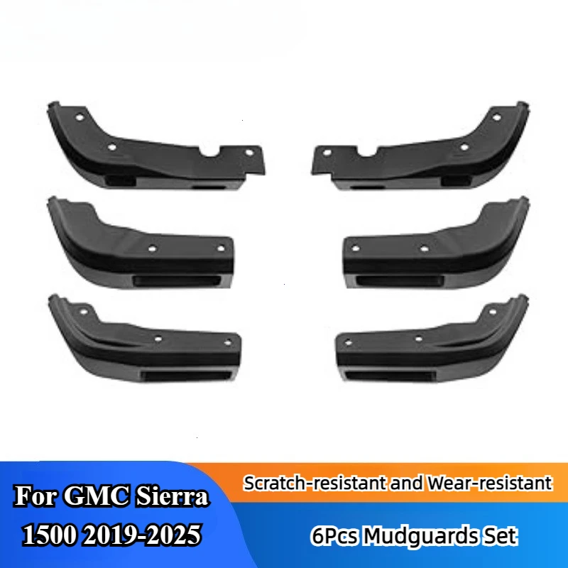 

Для GMC Sierra 2019-2025 аксессуары для брызговиков передние и задние брызговики на заказ для GMC Sierra 1500