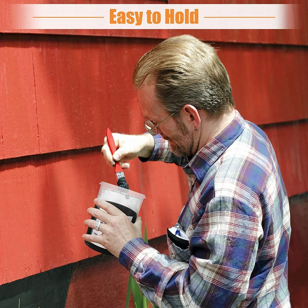 

【Прикрашение для вечеринки】8 комплектов контейнеров для краски, новый с шариком для смешивания из нержавеющей стали, чашки для хранения краски для решения остатков