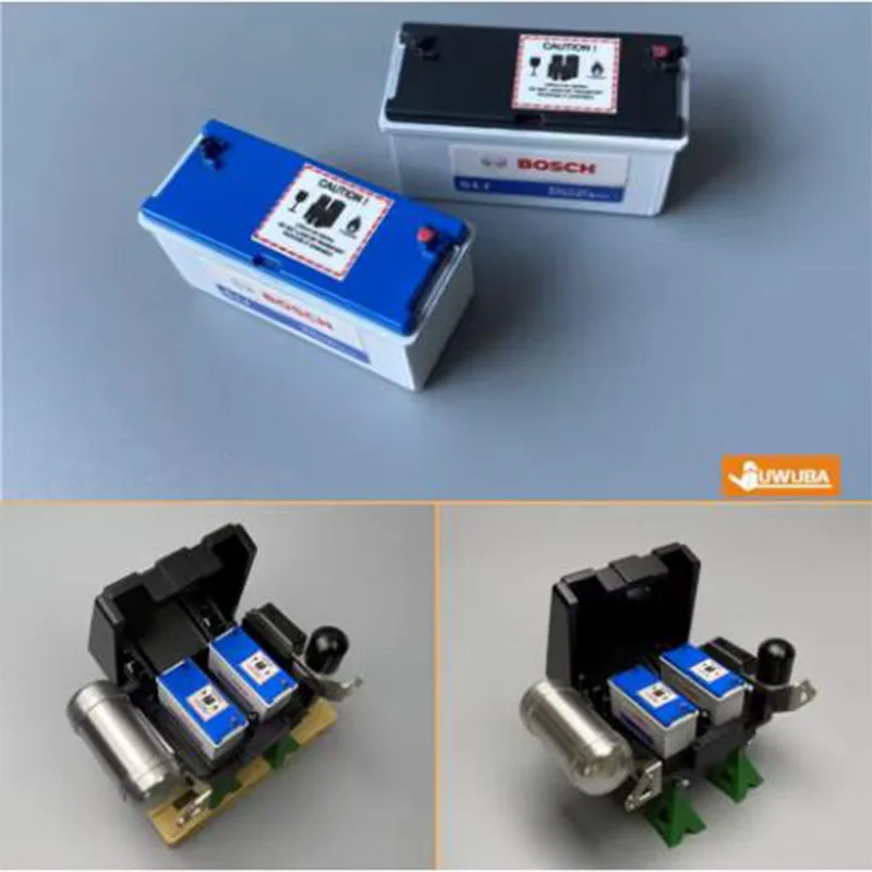 RC 1/14e Schaal Truck Simulatie Opslag Batterij Voor 1/14 Tamiya Kipper 770 s 56368 Actros Benz Man Lesu Model Auto accessoires rc