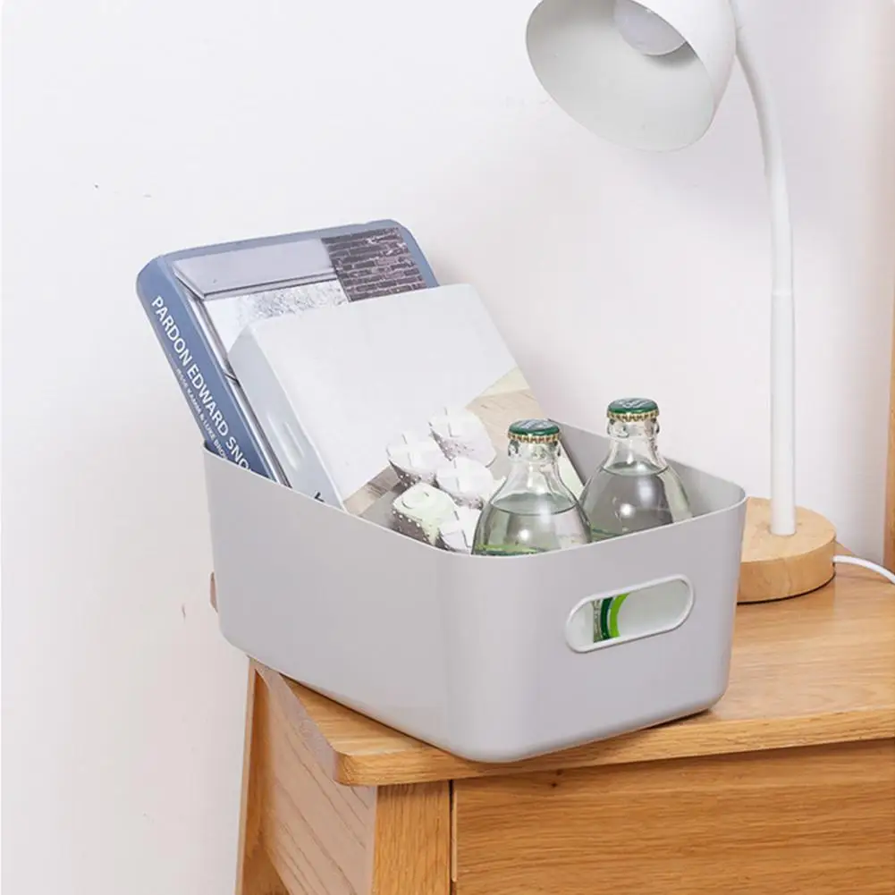 Storage Basket Burr-free Space Saving Desktop Makeup Sundries Snack Clothes Organizer Box Storage Holder Home Supplies