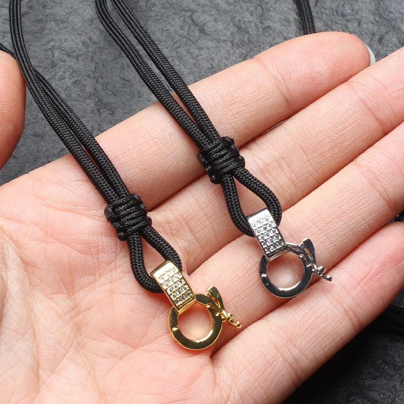 Colgante de amuleto de Buda tailandés, cordón de liberación rápida, cuerda especializada, cierre desmontable, hebilla de actividad, cierres prácticos