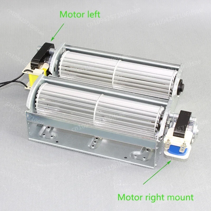 

1pc Cross flow fan for electric fireplace oven exhaust fan ball bearing brushless motor fan crossflow ventilatior 220/120V48mm