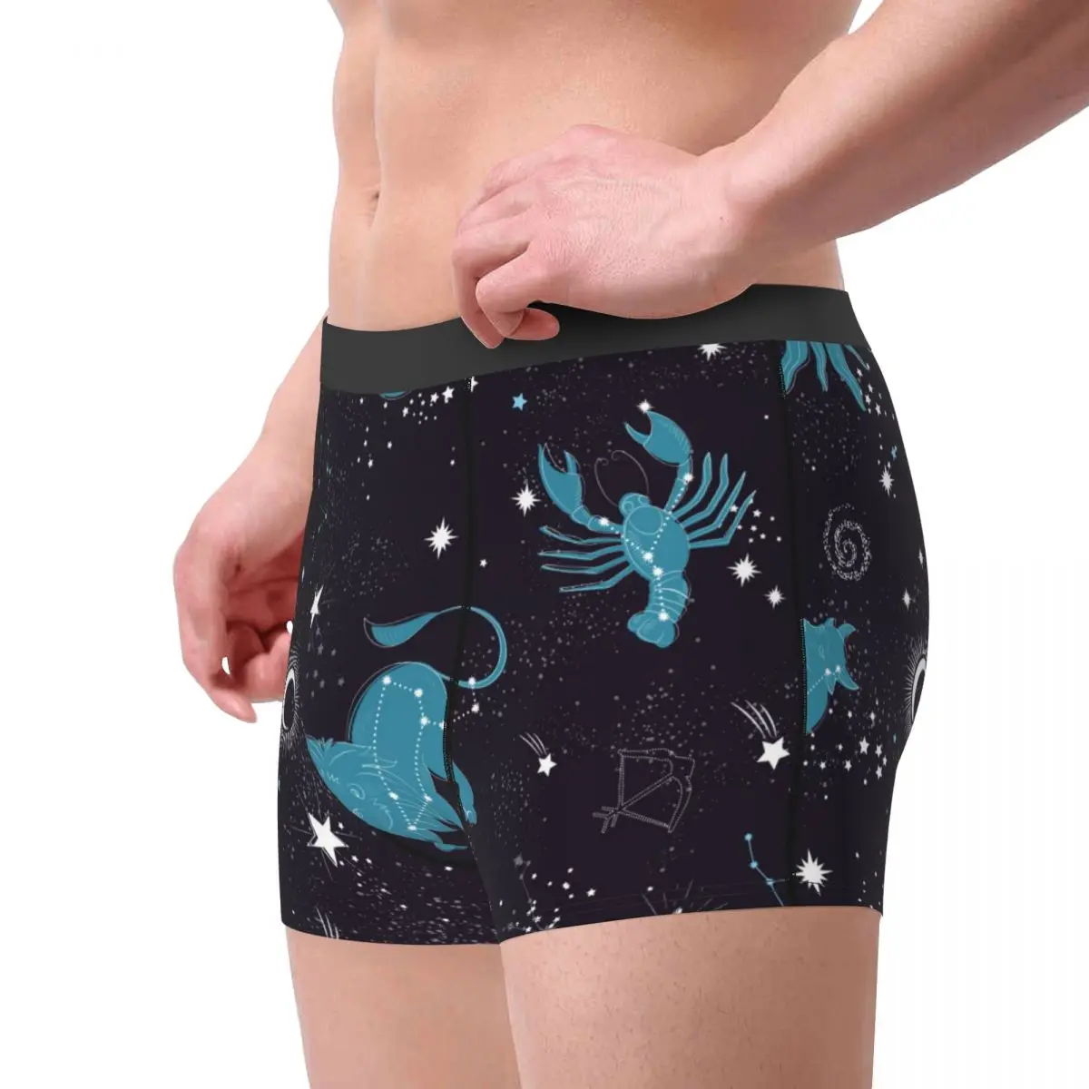 Boxer Männer Unterhosen Raum Galaxie Konstellation Männer Höschen Shorts atmungsaktive Herren Unterwäsche Slips sexy Boxer