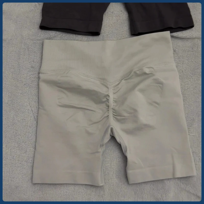 여성용 요가 팬츠 스포츠 피트니스 피치힙 숏 리프팅 힙업 타이트 핏 7부 팬츠 여름 짐 세트