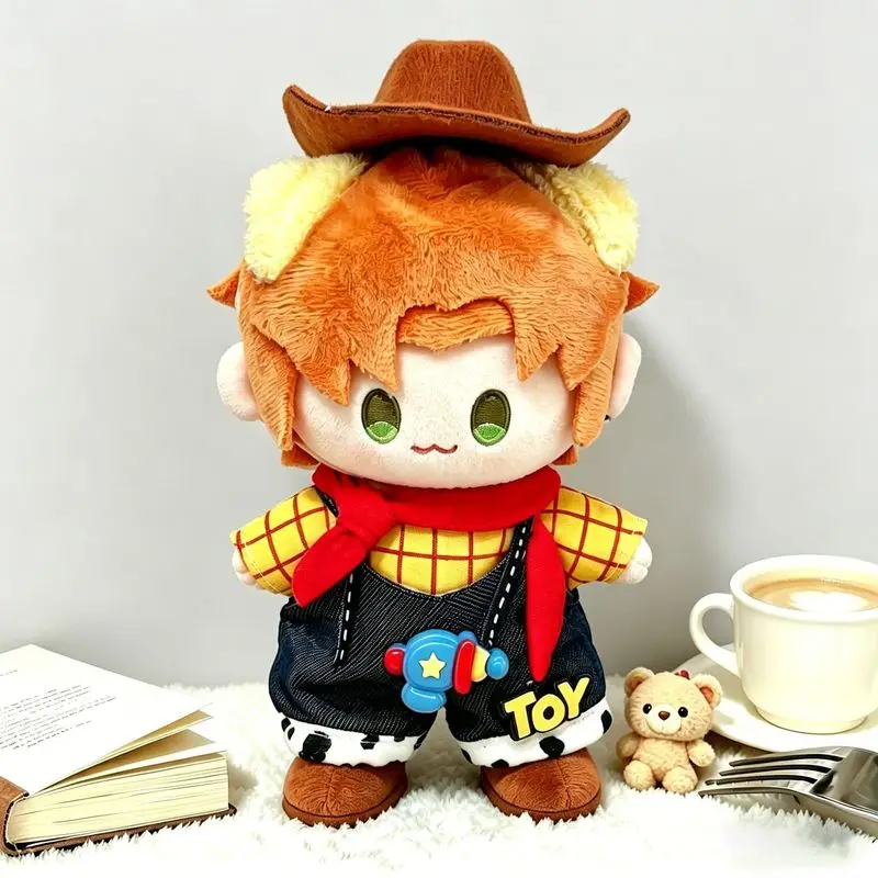 

Generic 10 Cm Cotton Doll Clothes Western Cowboy Style Changing Outfit Plush Toy Accessories For Adult Collectors give your doll