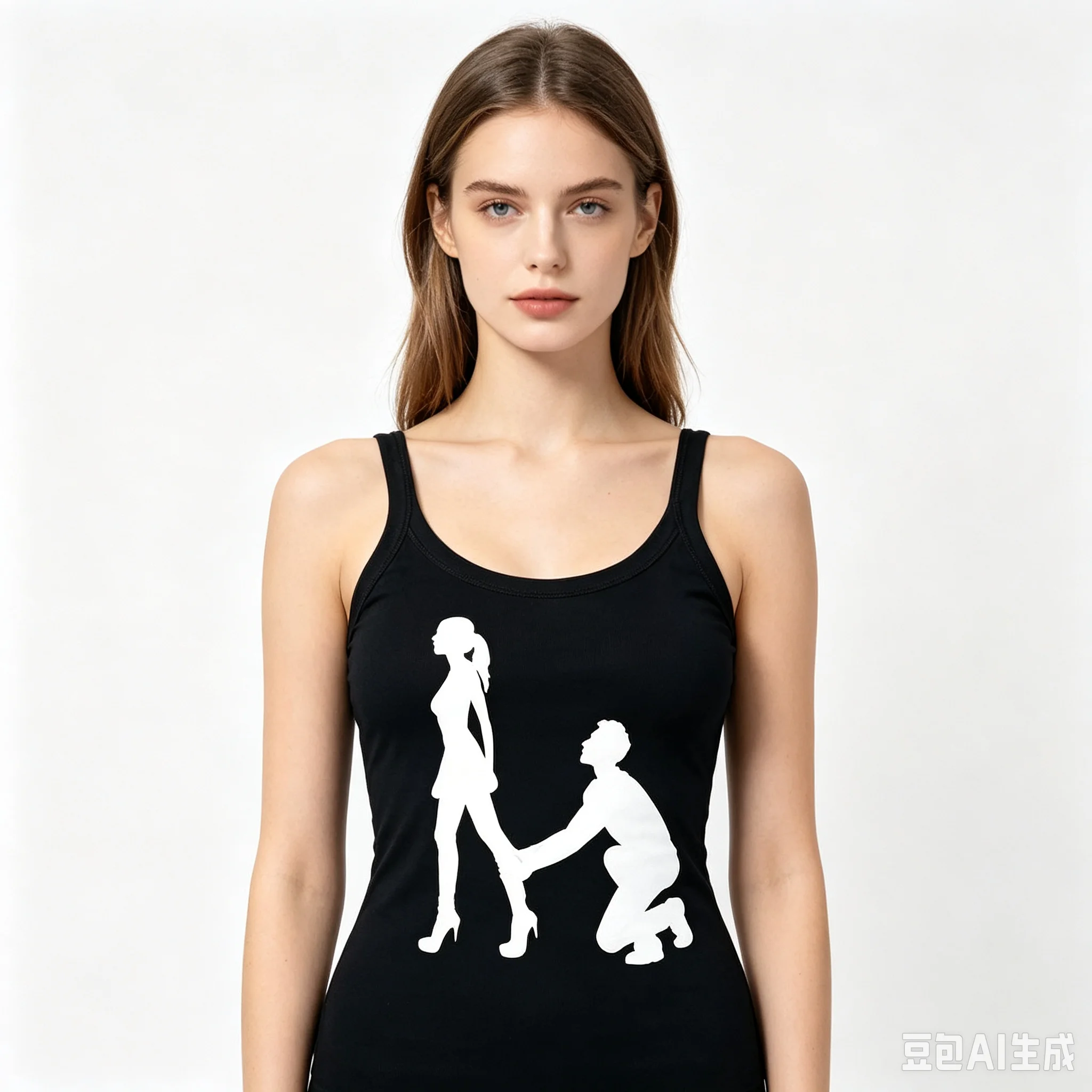 Women Y2K Sleeveless Cami Tank Top Cute Pink Bear Middle Finger Graphic Vintage Washed Slim Short Camisole Streetwear