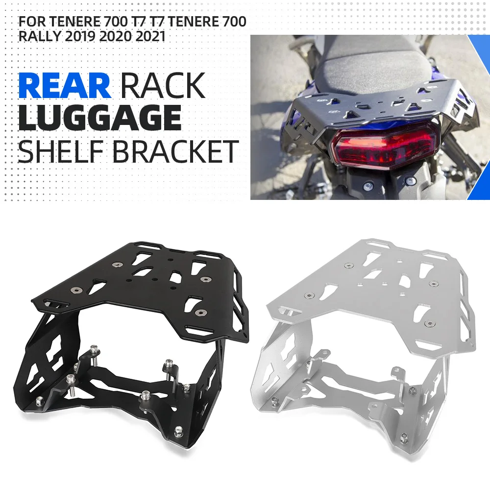 Motorcycle Accessories For Yamaha Tenere 700 T7 Rally T7 2019-2027 2026 Rear Rack Luggage Shelf Bracket Tailbox Support Holder