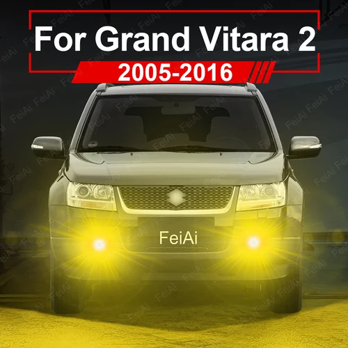 Imagen 1 del producto Para Suzuki Grand Vitara 2 luces antiniebla LED bombilla de luz antiniebla delantera 2005-2016 Grand Vitara accesorios 2015 2014 2013 2012 2011 2010