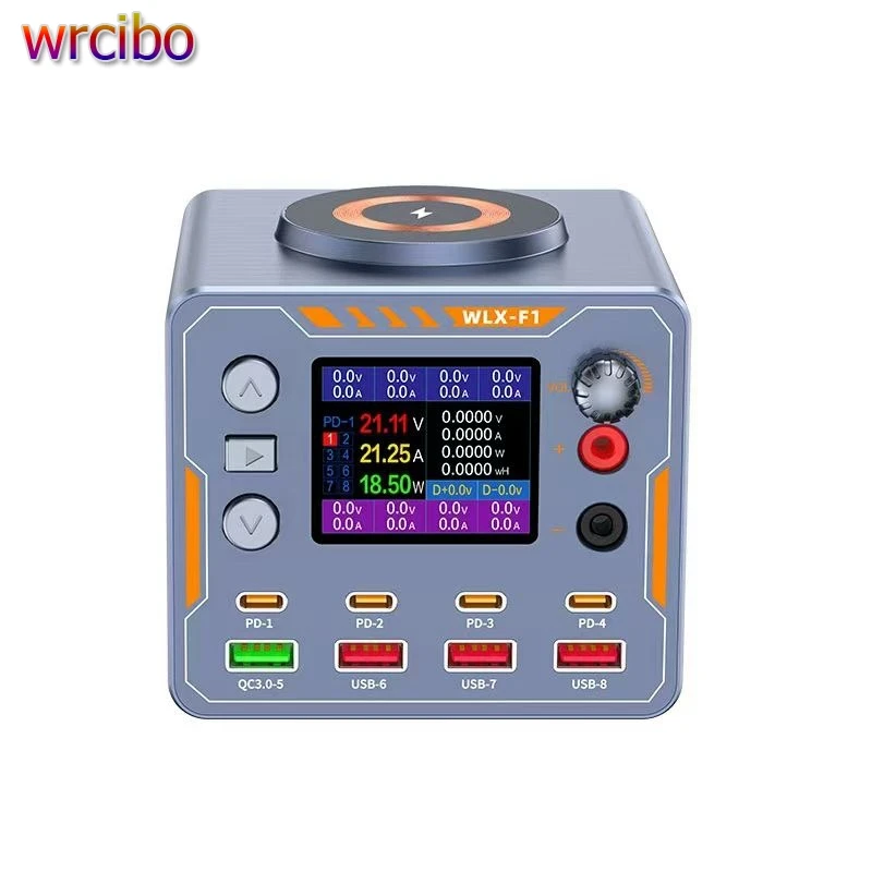 wlx-f1-fuente-de-alimentacion-ajustable-de-0-12v-cc-estacion-de-carga-de-escritorio-multipuerto-inteligente-de-140w-con-funcion-de-deteccion-de-voltaje-corriente