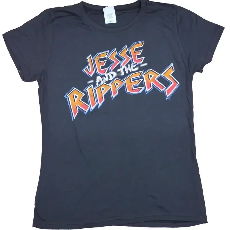 Full House Girls Juniors T Shirt Jesse And The Rippers Band Logo