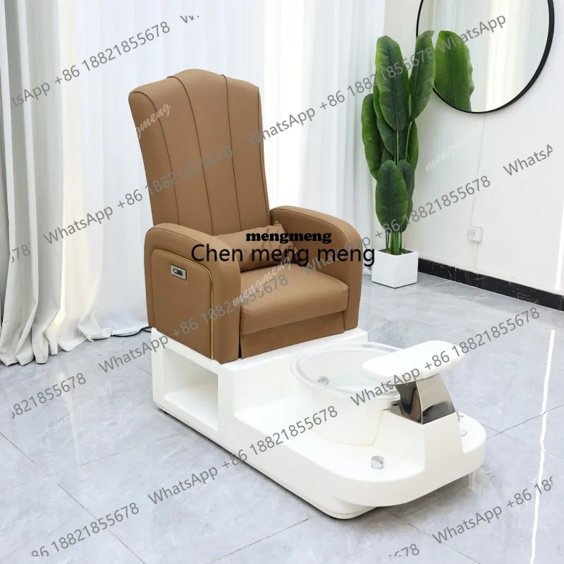 

Nail Salon Sofa, Foot SPA Massage Chair with Foot Soaking Basin, SPA Center Foot Bath Chairs, Customizable Commercial Furniture