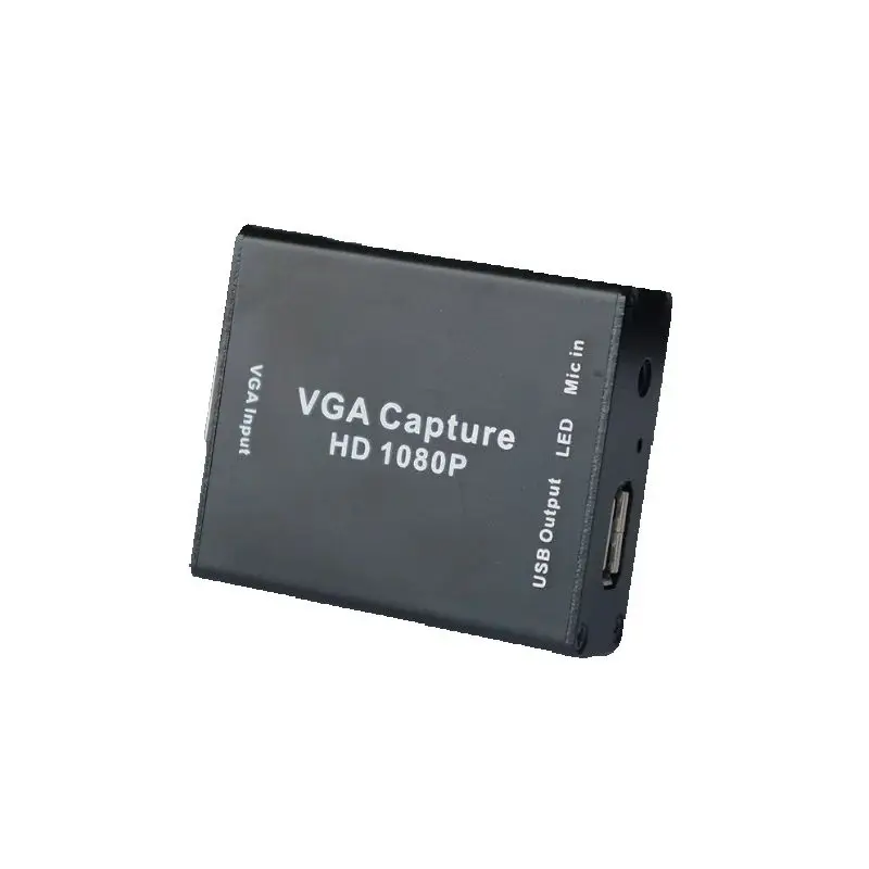 

VGA capture card signal to USB external audio and video computer arcade live broadcast 1080P recording laptop drive free