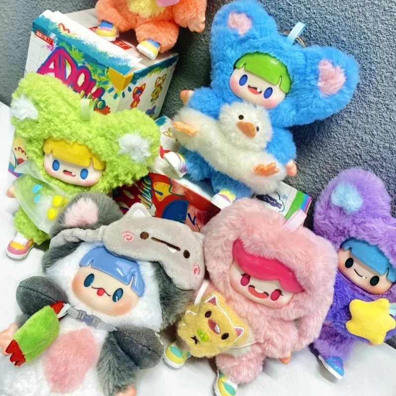 

Подлинная красочная серия A Dou Life, виниловая кукла, модный предмет, украшение, брелок, кулон, подарок на день рождения для девочек