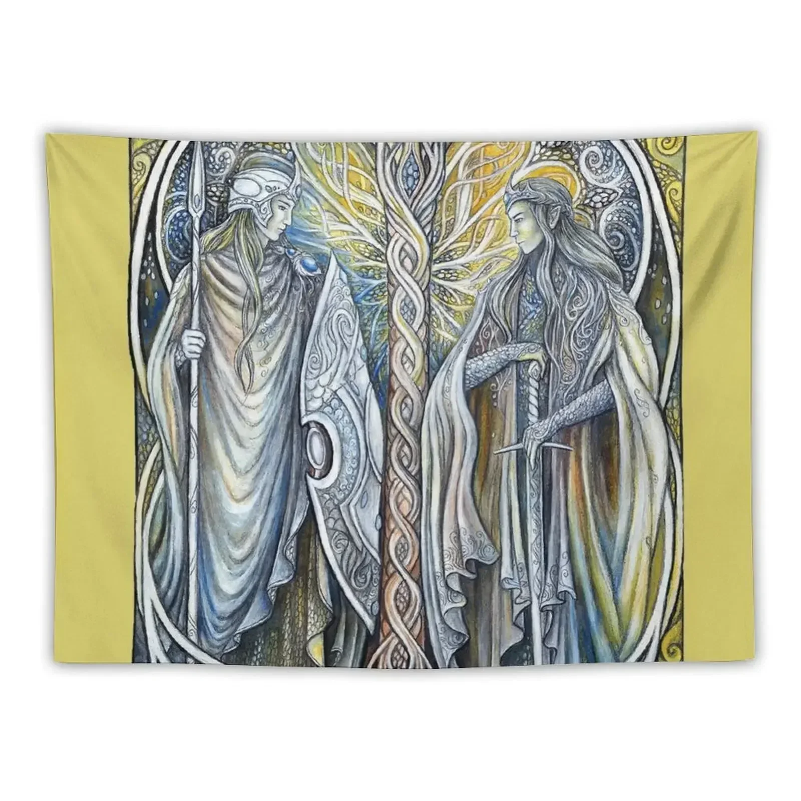 Elven lords Tapestry Nordic Home Decor Things To The Room Room Ornaments Tapestry