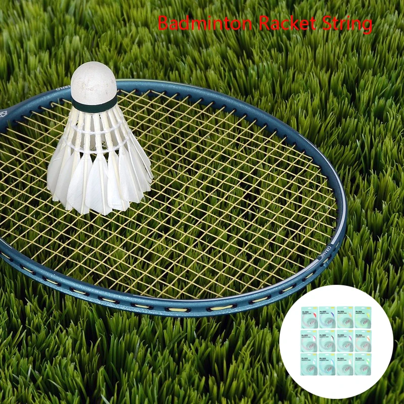 Ficelle de raquette de badminton, haute élasticité, entraînement professionnel, compétition, endurance, 0.68mm