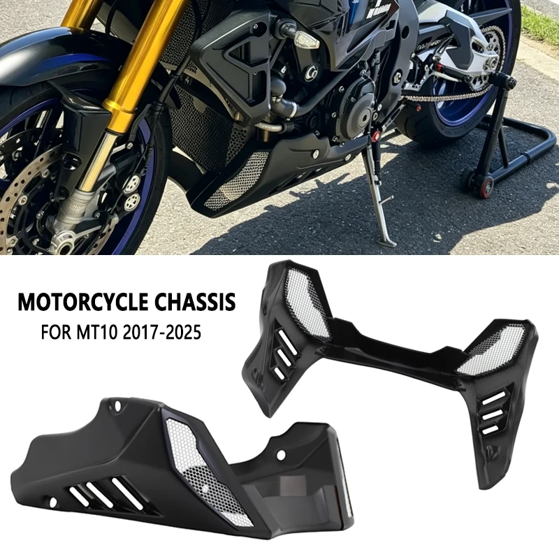 

For YAMAHA MT-10 MT 10 SP FZ10 2017-2025 2020 2021 2022 2023 Motorcycle Chassis Belly Pan Lower Engine Spoiler Fairing Guards