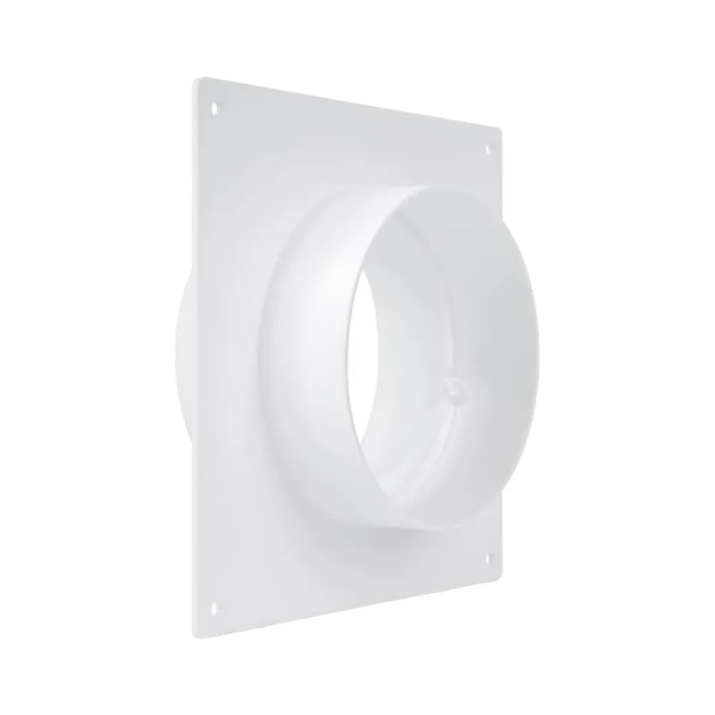 4 inch 6 inch Duct Flange Connector ABS White 100MM 150MM for HVAC Air Vent Systems For Heating Cooling Ventilation Setup