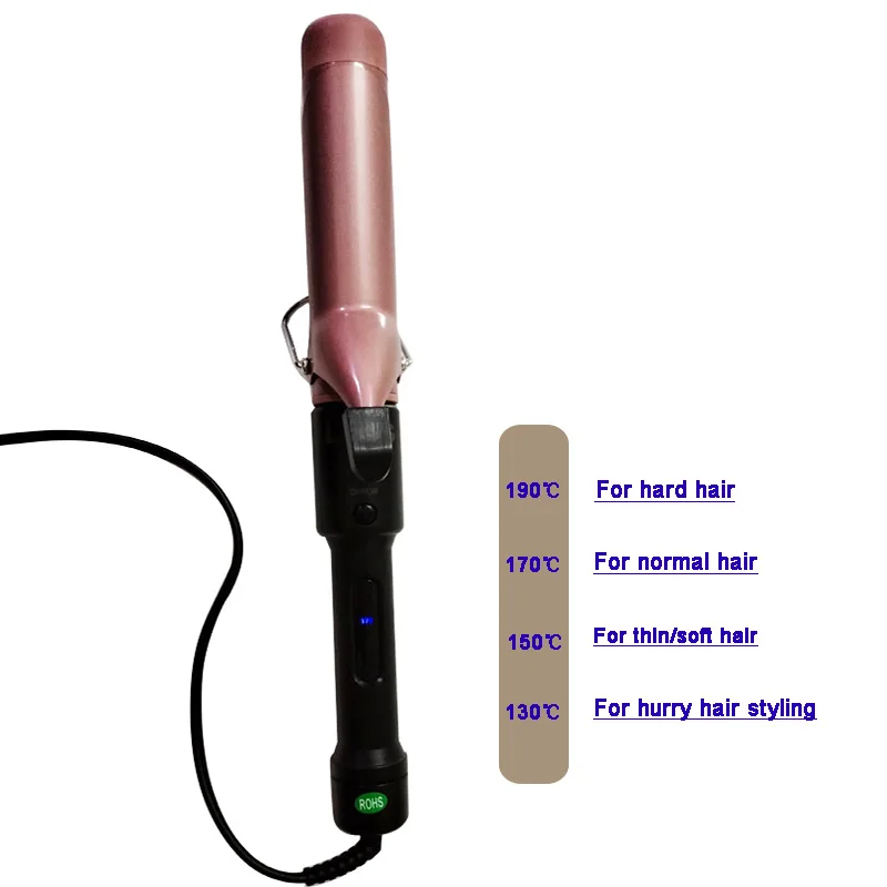 Professional Electric Hair Curling Iron 32mm Ceramic Coating Fast Heating LCD Adjustable Big Wavy Hair Curler Wand Styling