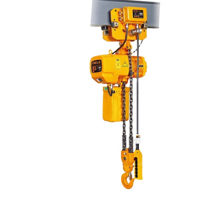 1 Ton to 25 Ton Running Type Hook-type Electric Chain Block Hoist Professional High Quality Industrial Power Hoist Tool
