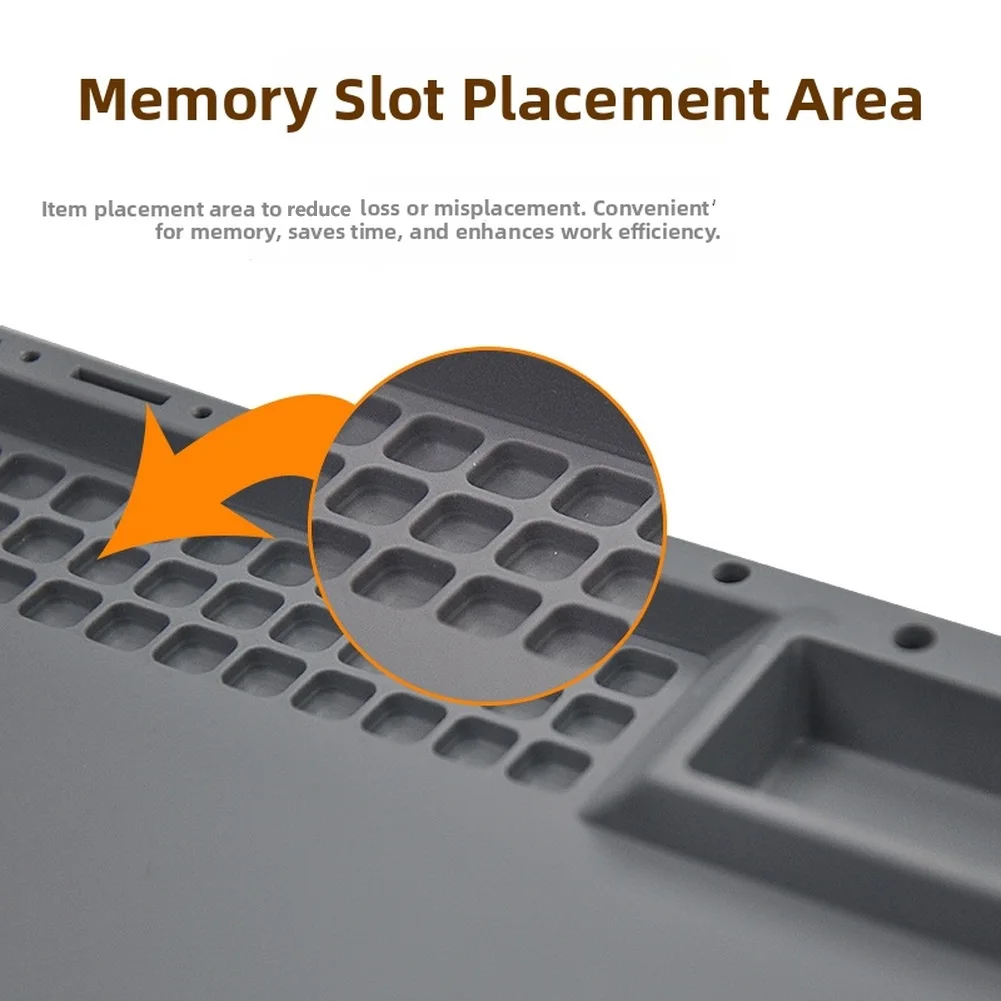 TE-612 Heat Tolerant Silicone Mat for Soldering Stations Used Mobile Device Laptop and Wearable Electronics Repair