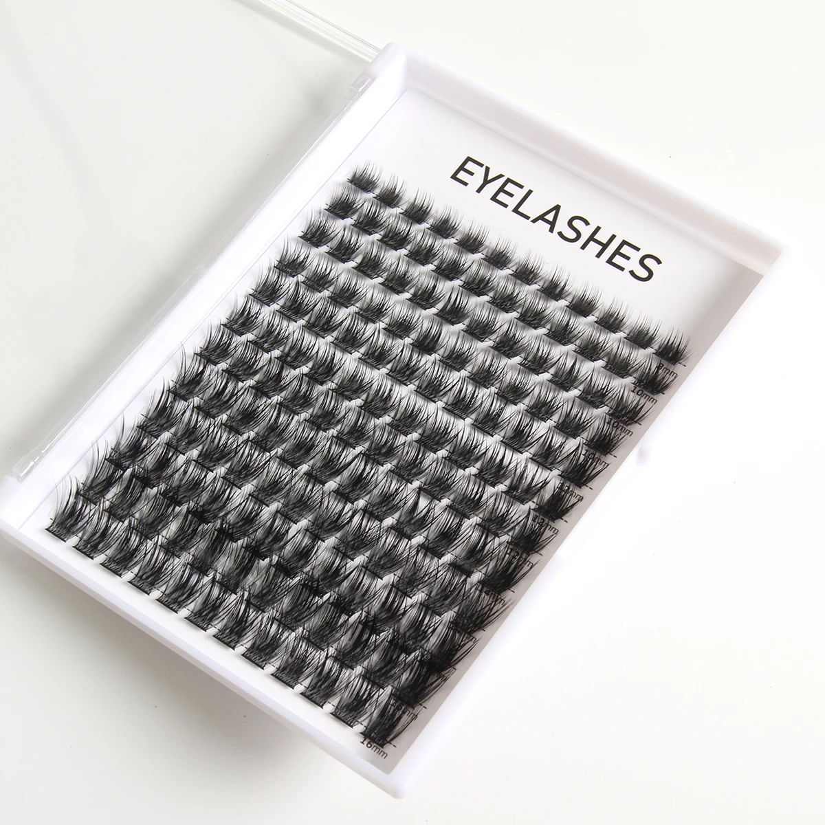 Cluster Wimpers 144 stks 50D Wimpers DIY Wimperverlenging D Krul Lange Individuele Wimpers Gemengde Clusters Extensions Zwart