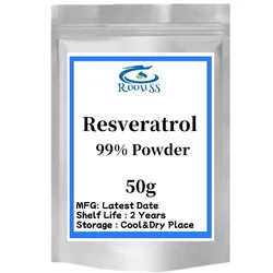 Resveratrol Powder skin care body makeup Anti Aging and Antioxidant free shipping