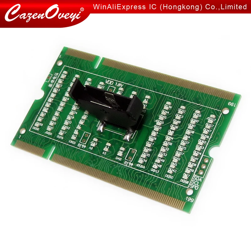 CazenOveyi 1pcs/lot Laptop Memory DDR2 dual illuminated test card pros and cons to dual-use tester