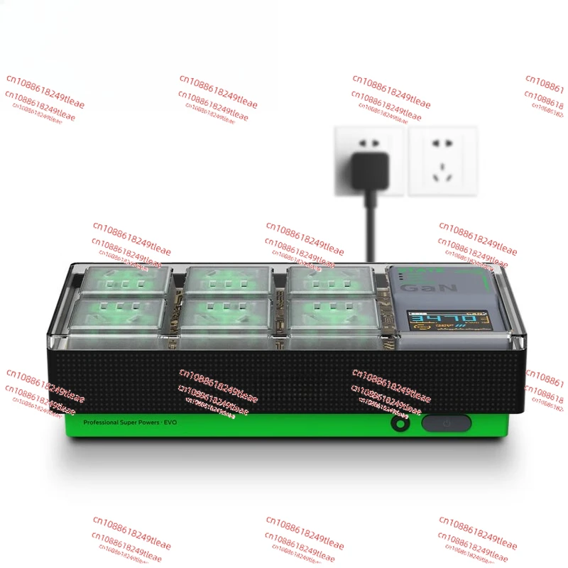 

Hard Box 65 Gaming Extension Socket 65W GaN Fast Charge Smart Screen RGB Light Charger Gaming Desktop Decoration Gamer Mac