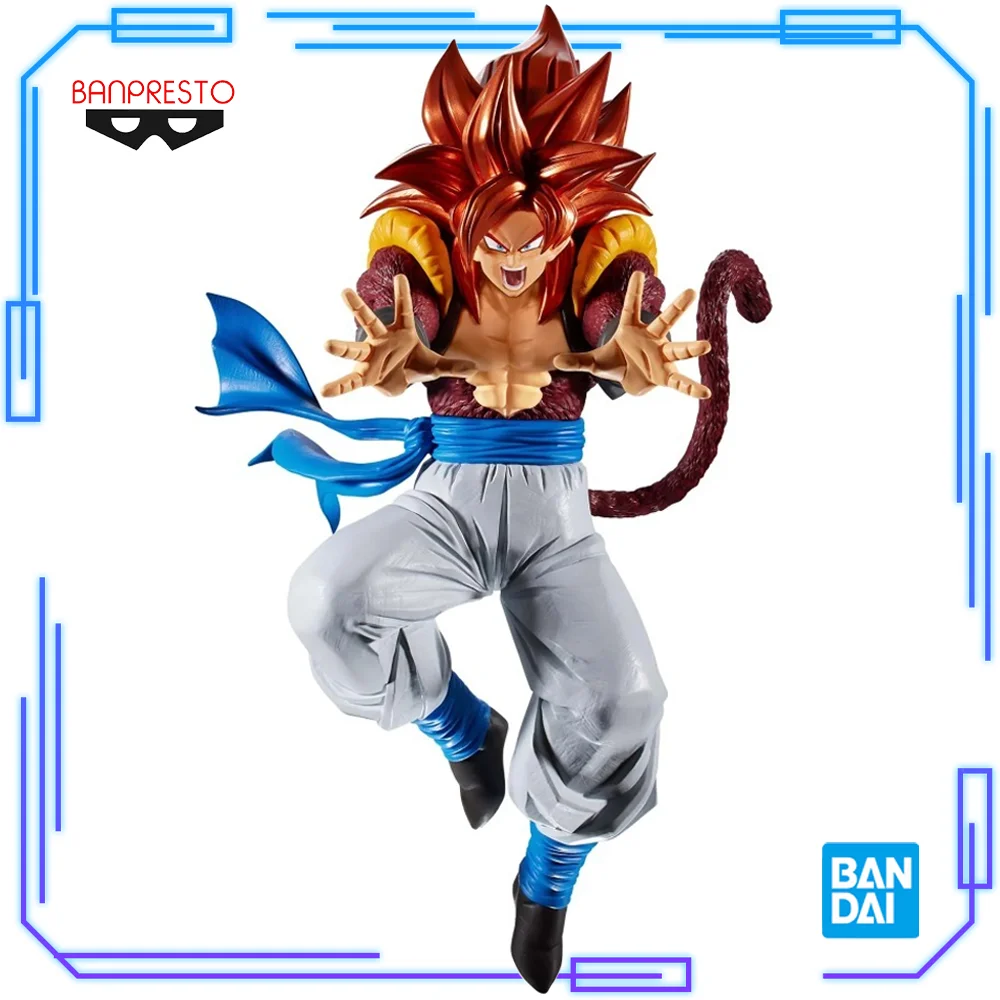 

В наличии Bandai Original Genuine Banpresto Dragon Ball GT Blood of Saiyans Super Saiya 4 Gogeta 16 см Коллекционная модель игрушечной фигурки