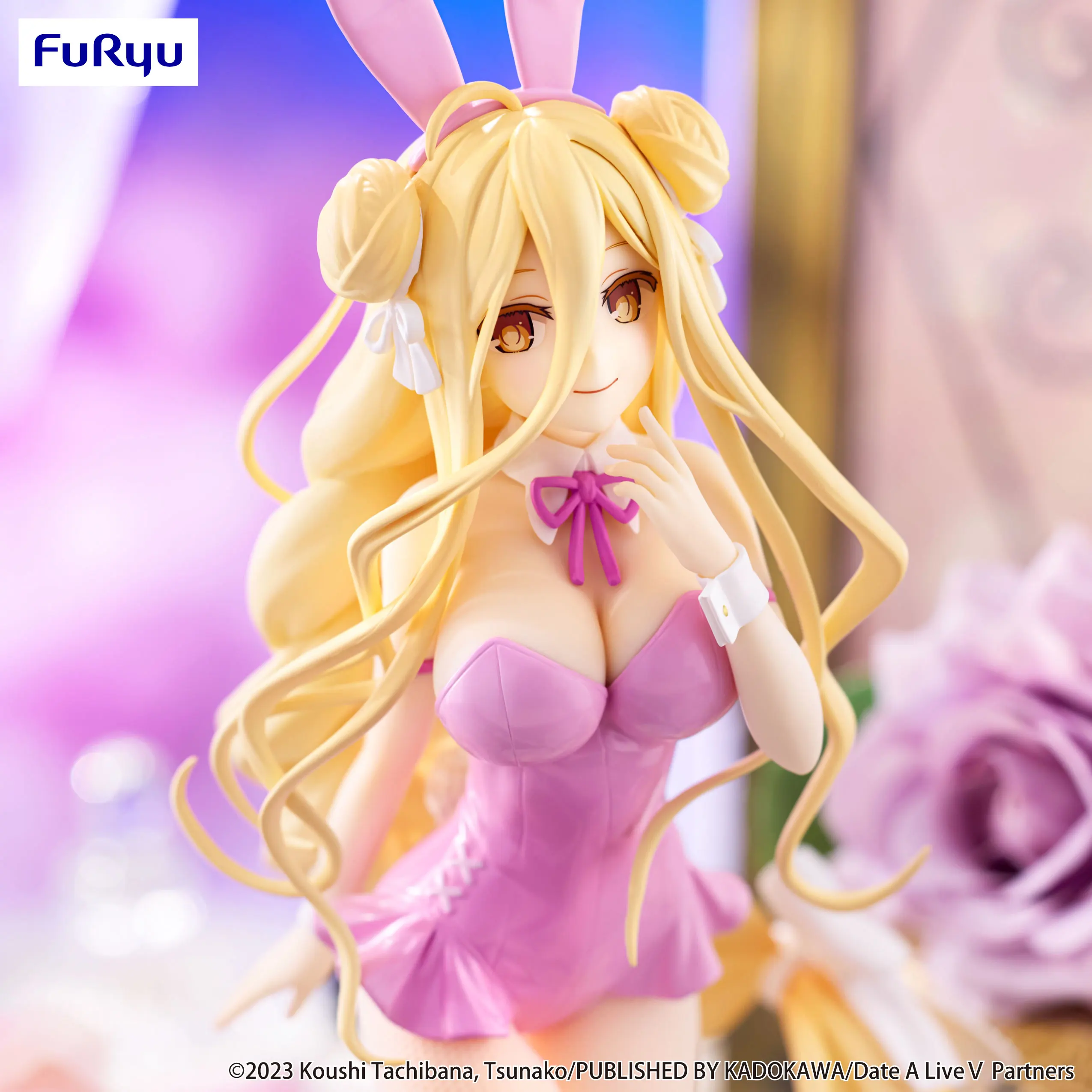 

Furyu Date A Live Anime Figure Nia Honjou BiCute Bunnies Pink Ver. Limited Edition PVC Figure Gift for Anime Lover