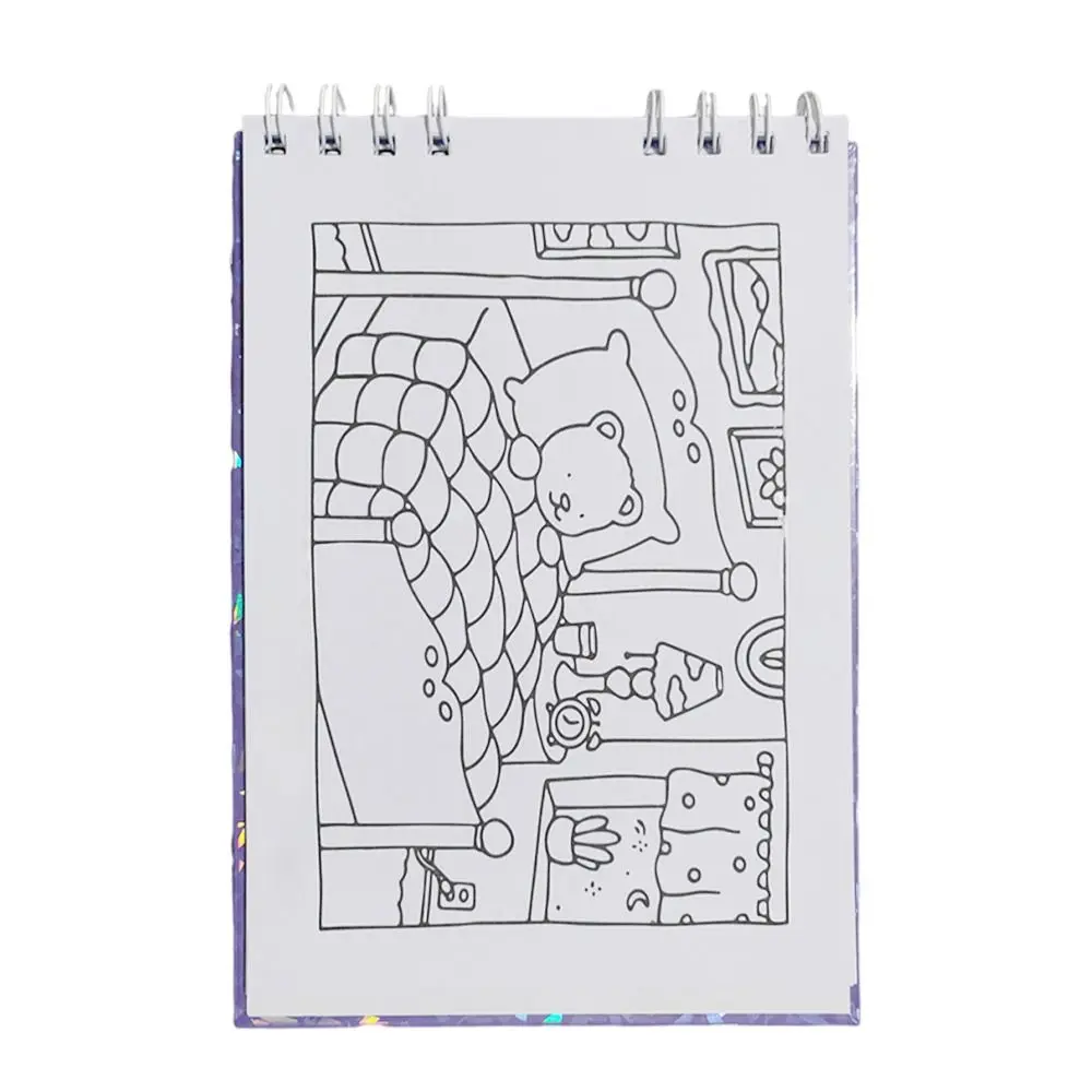 Cartoon Coloring Book Comfy Days Stress Relief Comfy Days Educational Painting Gift Montessori Drawing Toy For Adults and Teens